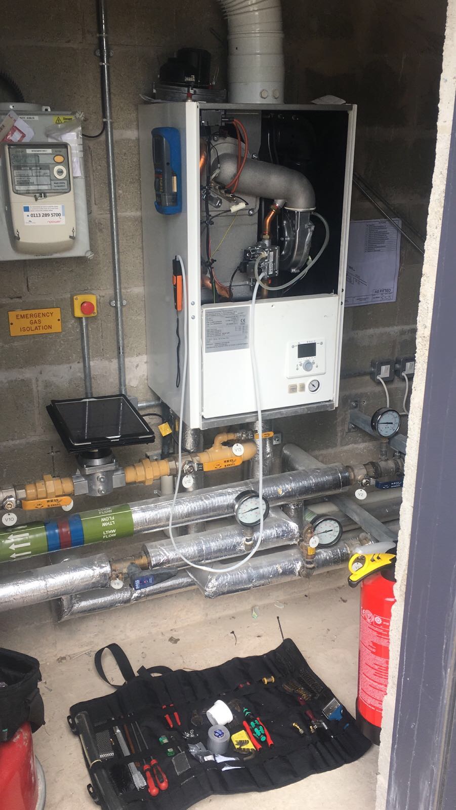 Gas Service at Copthorne Primary School